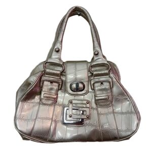 Guess Metallic Silver Shoulder Bag